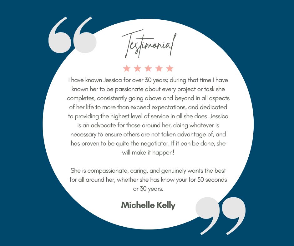 Client Testimonial | 5 Stars | Jessica Dunnam Realtor | Testimonial