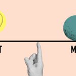 Lightbulb on seesaw, fact vs myth.