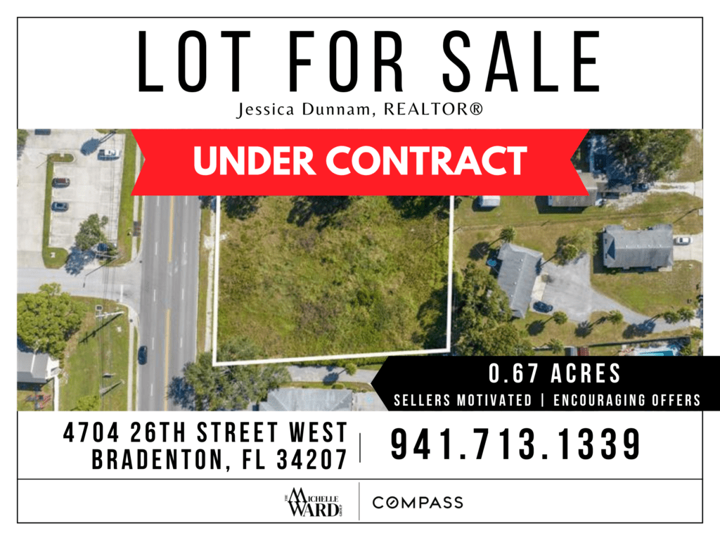 Lot For Sale | 4704 26th St W | Bradenton, FL | 941homesbyjess